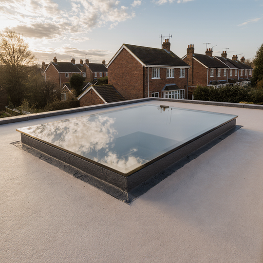 Frameless Fixed Flat Rooflight 1000×2000mm (internal size)