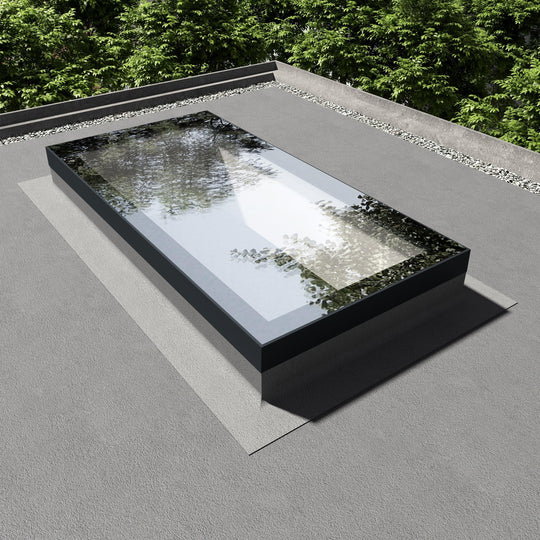 Framed Fixed Flat Rooflight 600×1200mm (internal size)