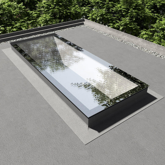 Frameless Fixed Flat Rooflight 1000×2500mm (internal size)