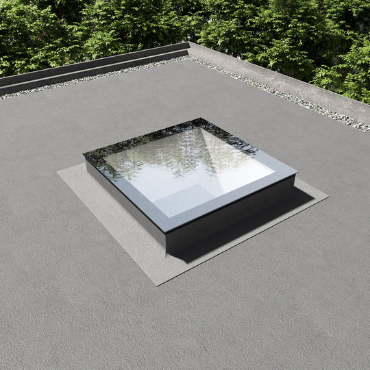 Frameless Fixed Flat Rooflight 500×500mm (internal size)