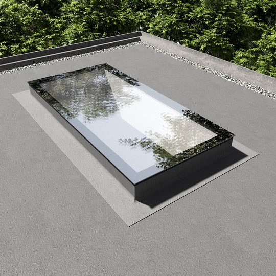 Frameless Fixed Flat Rooflight 600×1200mm (internal size)